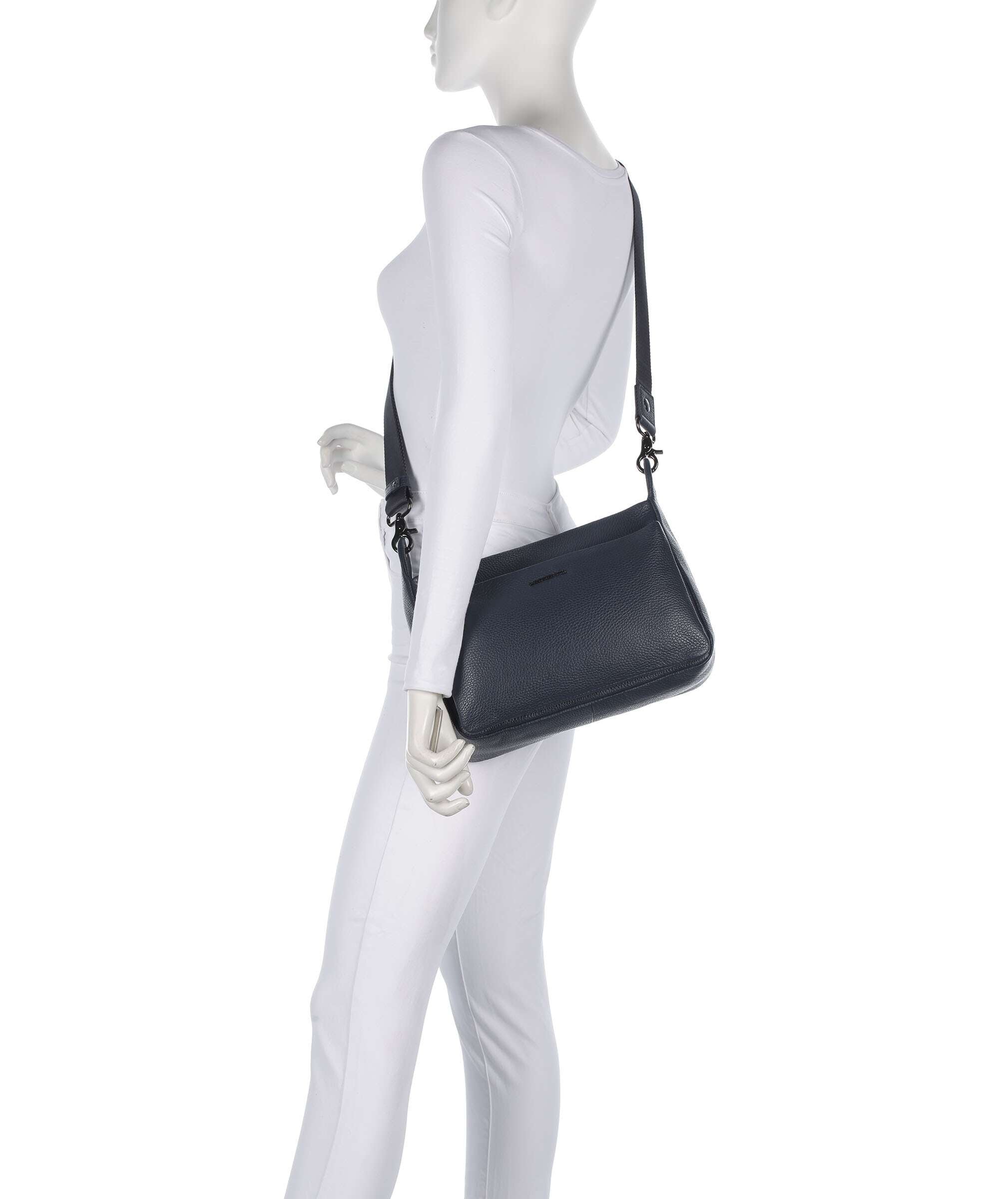 Mandarina Duck Mellow Leather Shoulder bag dress blue