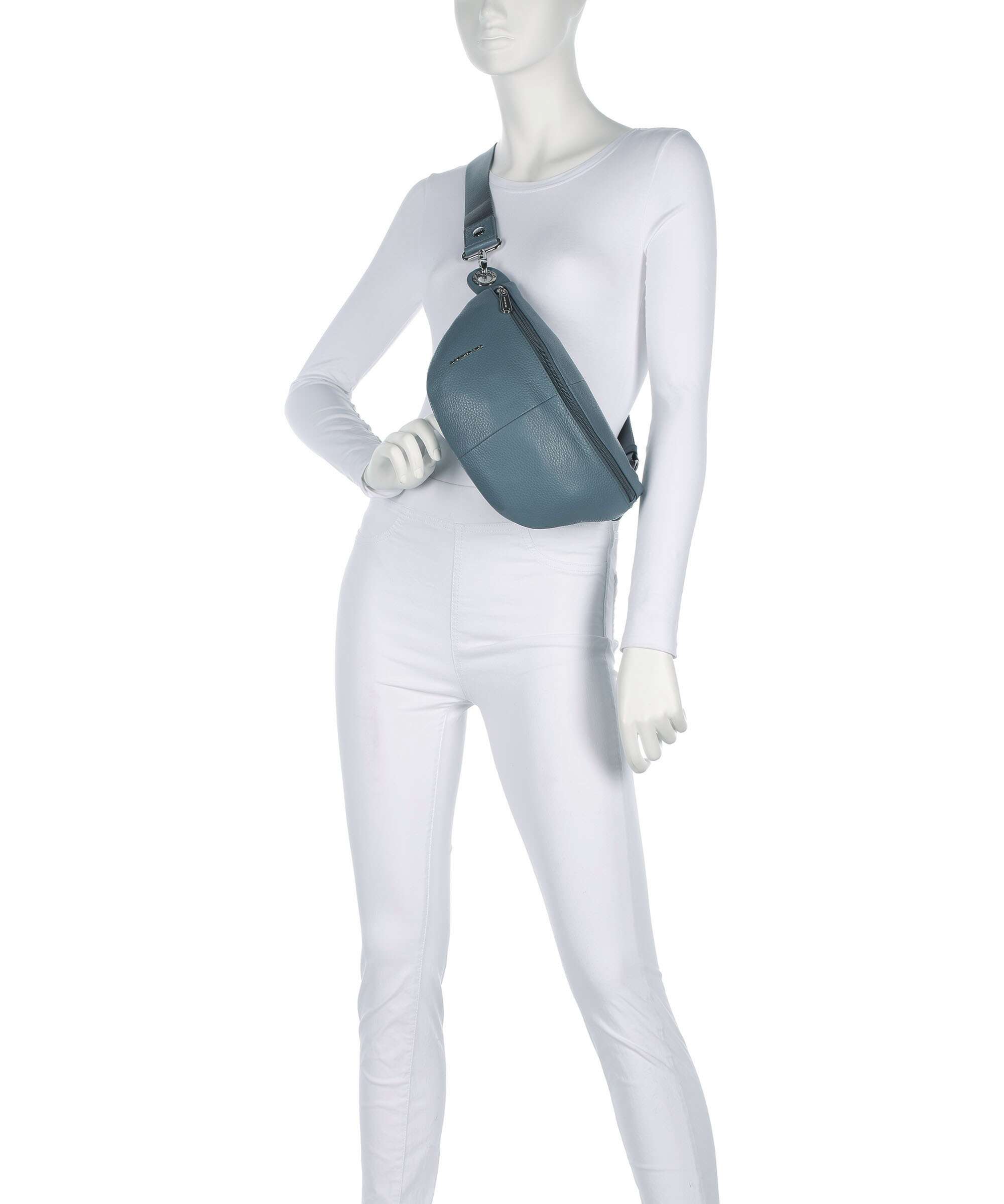 Mandarina Duck Mellow Leather Belt bag iron