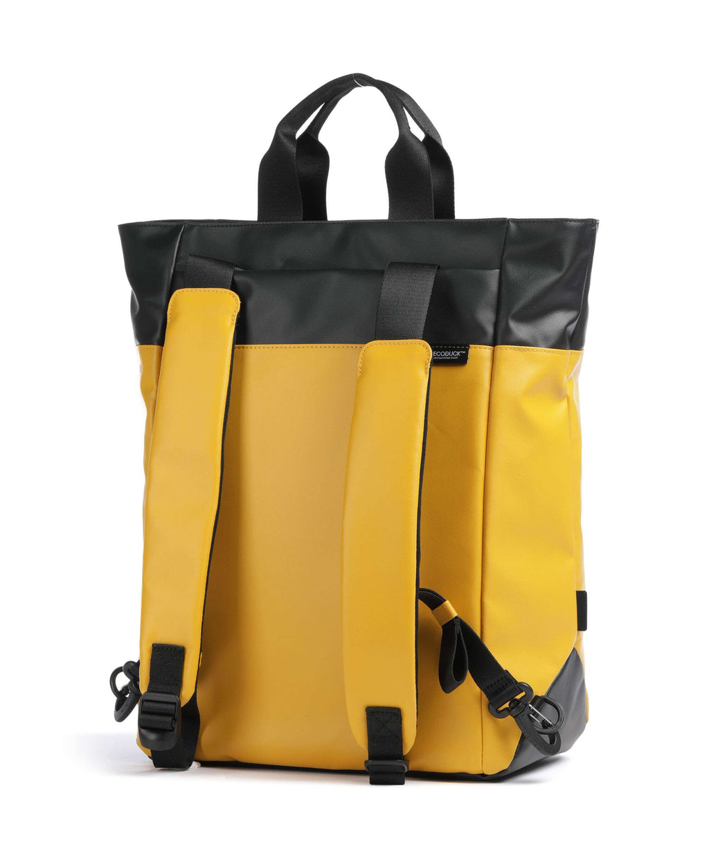 Mandarina Duck Coated Backpack duck yellow