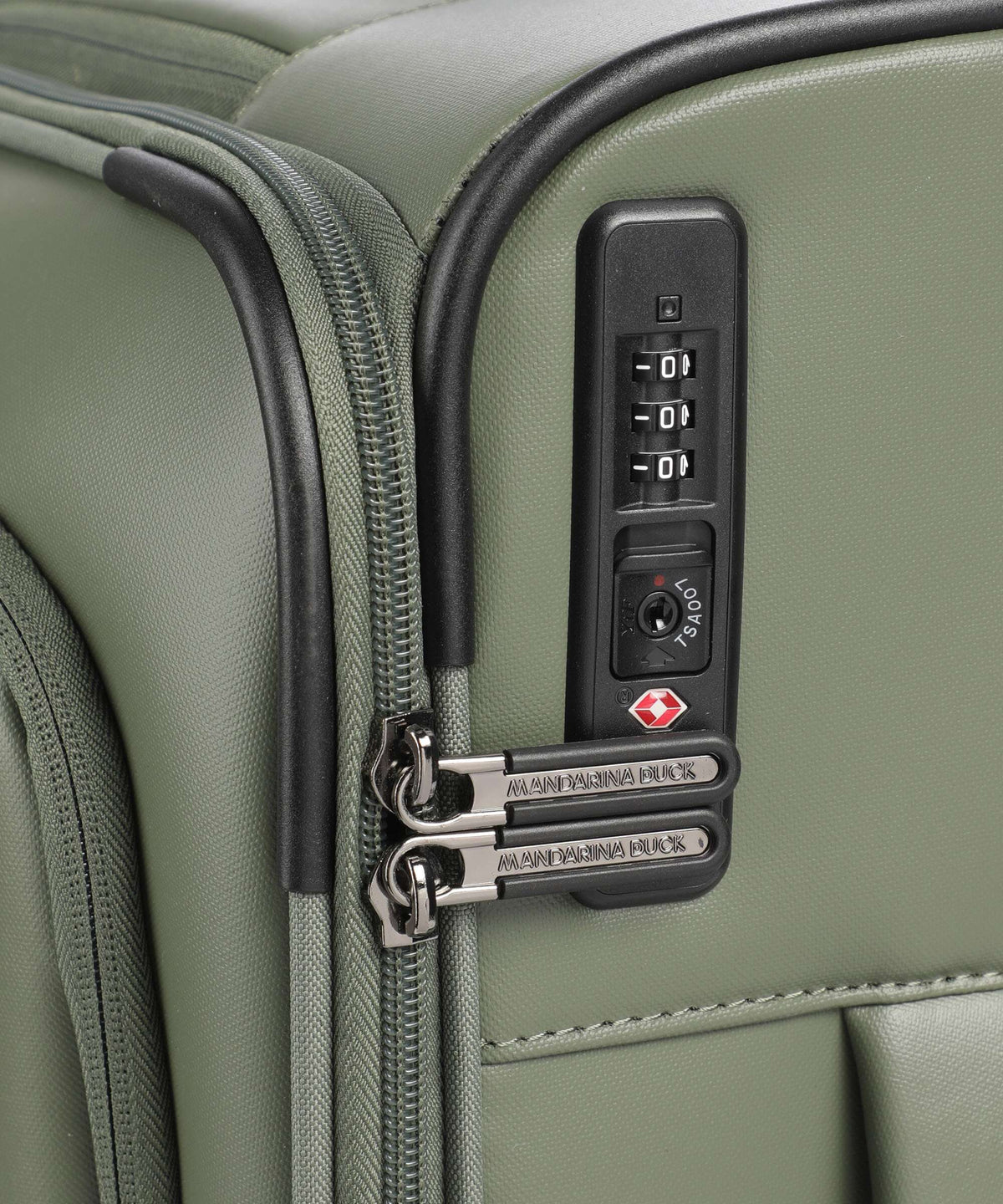 Mandarina Duck Eco Coated Spinner (4 wheels) pine green