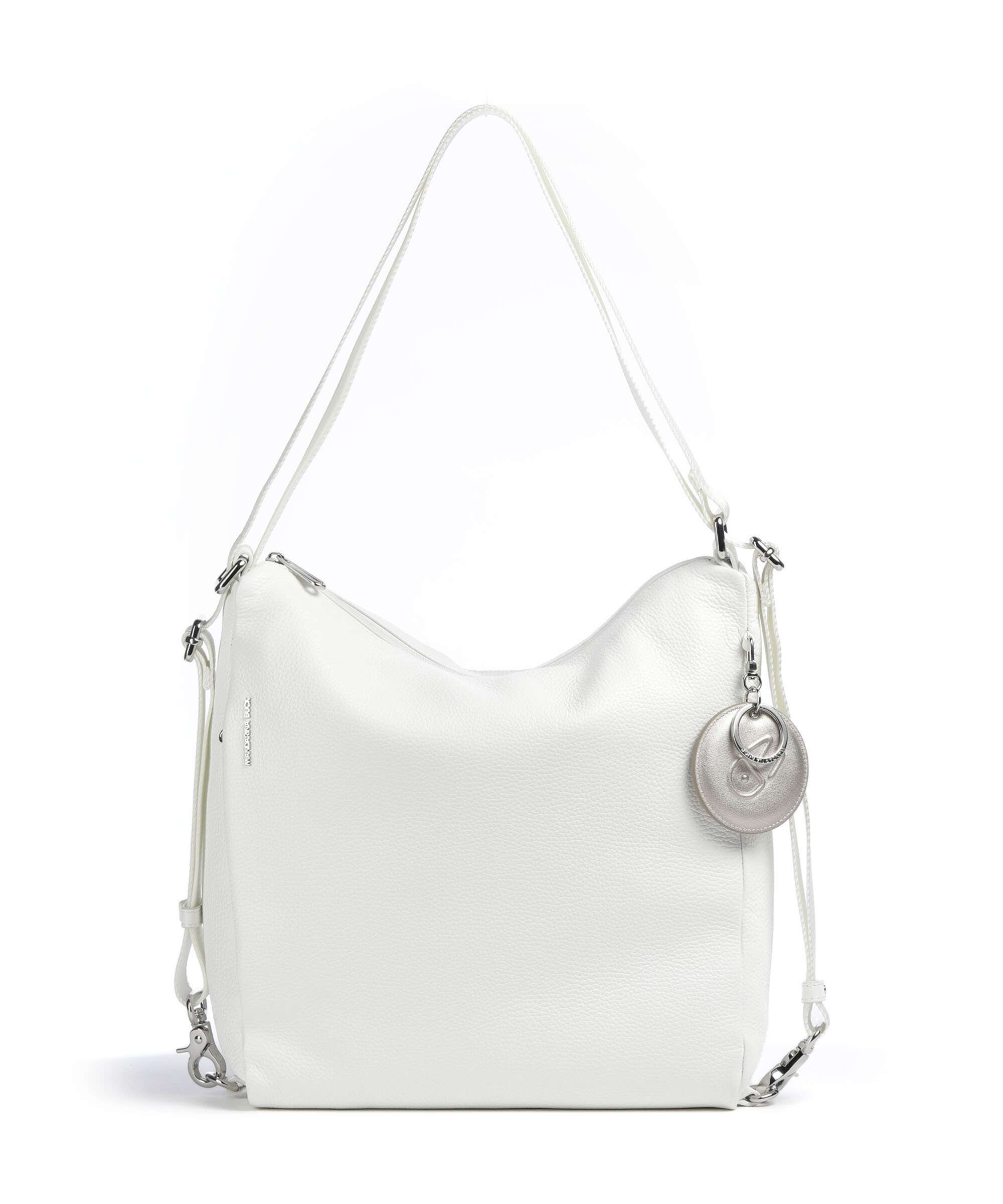 Mandarina Duck Mellow Leather Backpack bag blanc