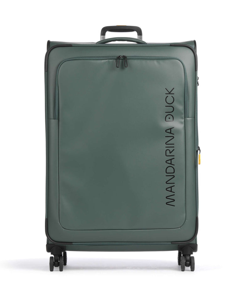 Mandarina Duck Eco Coated Spinner (4 wheels) deep green