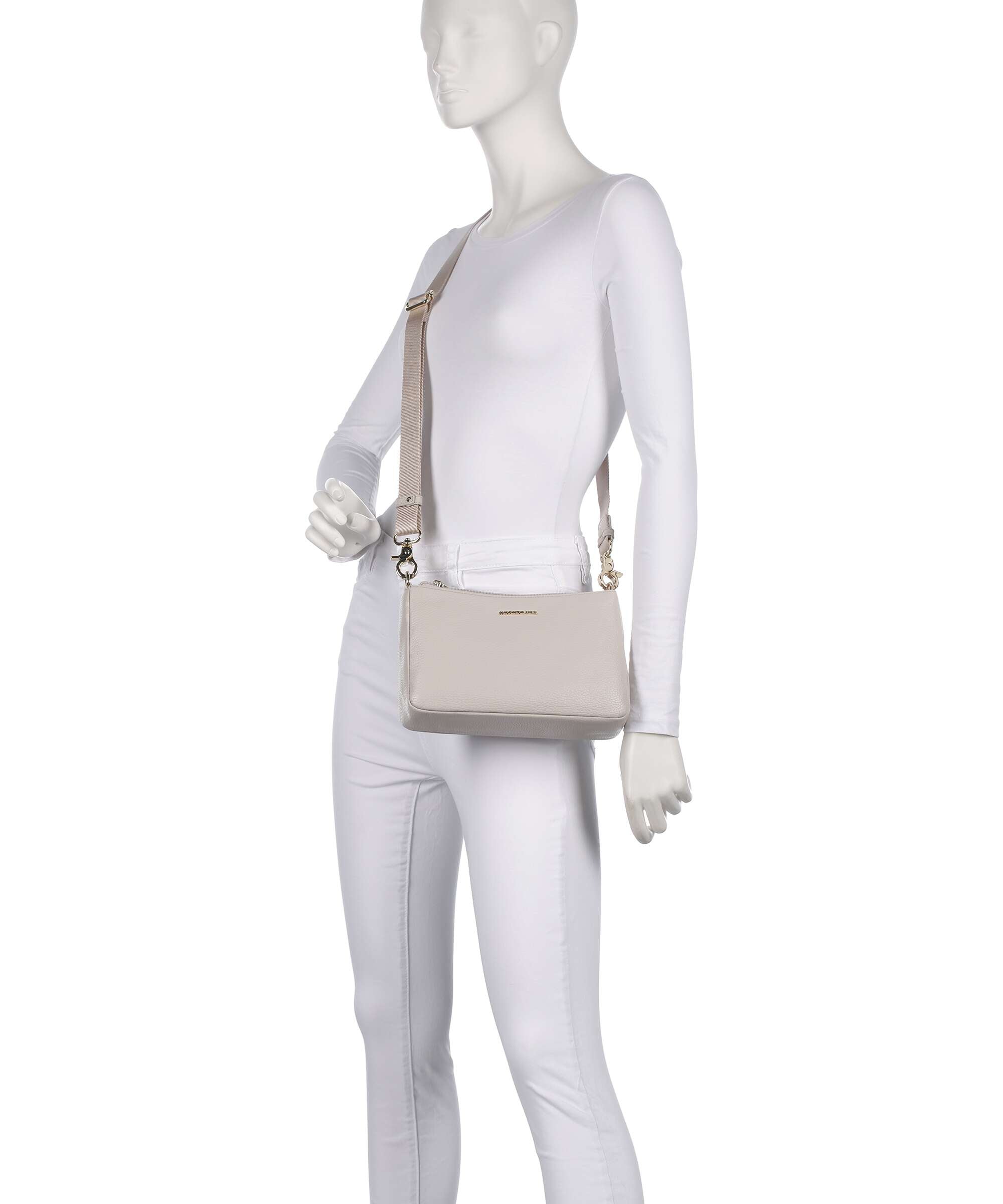 Mandarina Duck Mellow Leather Crossbody bag cocoon