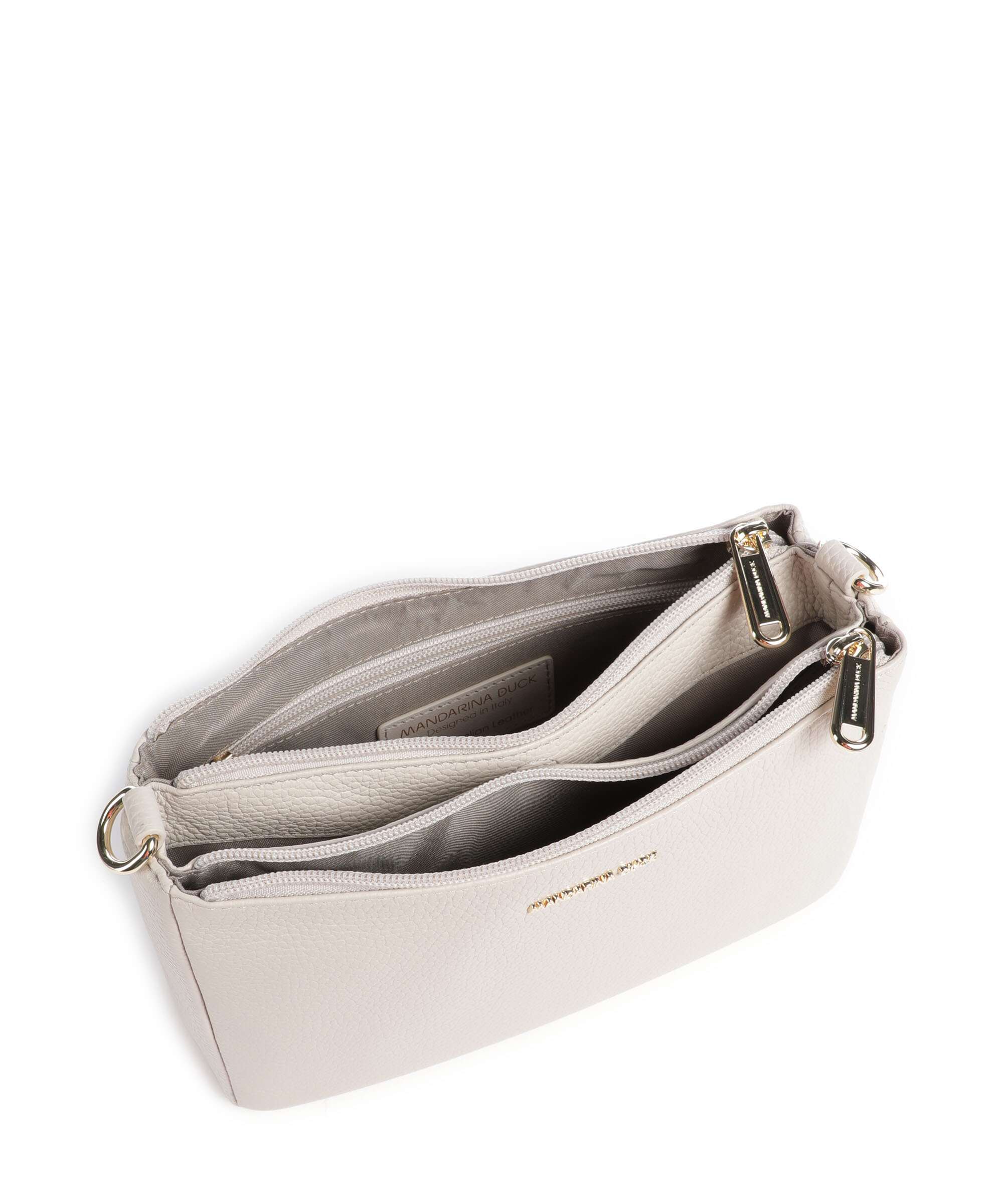 Mandarina Duck Mellow Leather Crossbody bag cocoon