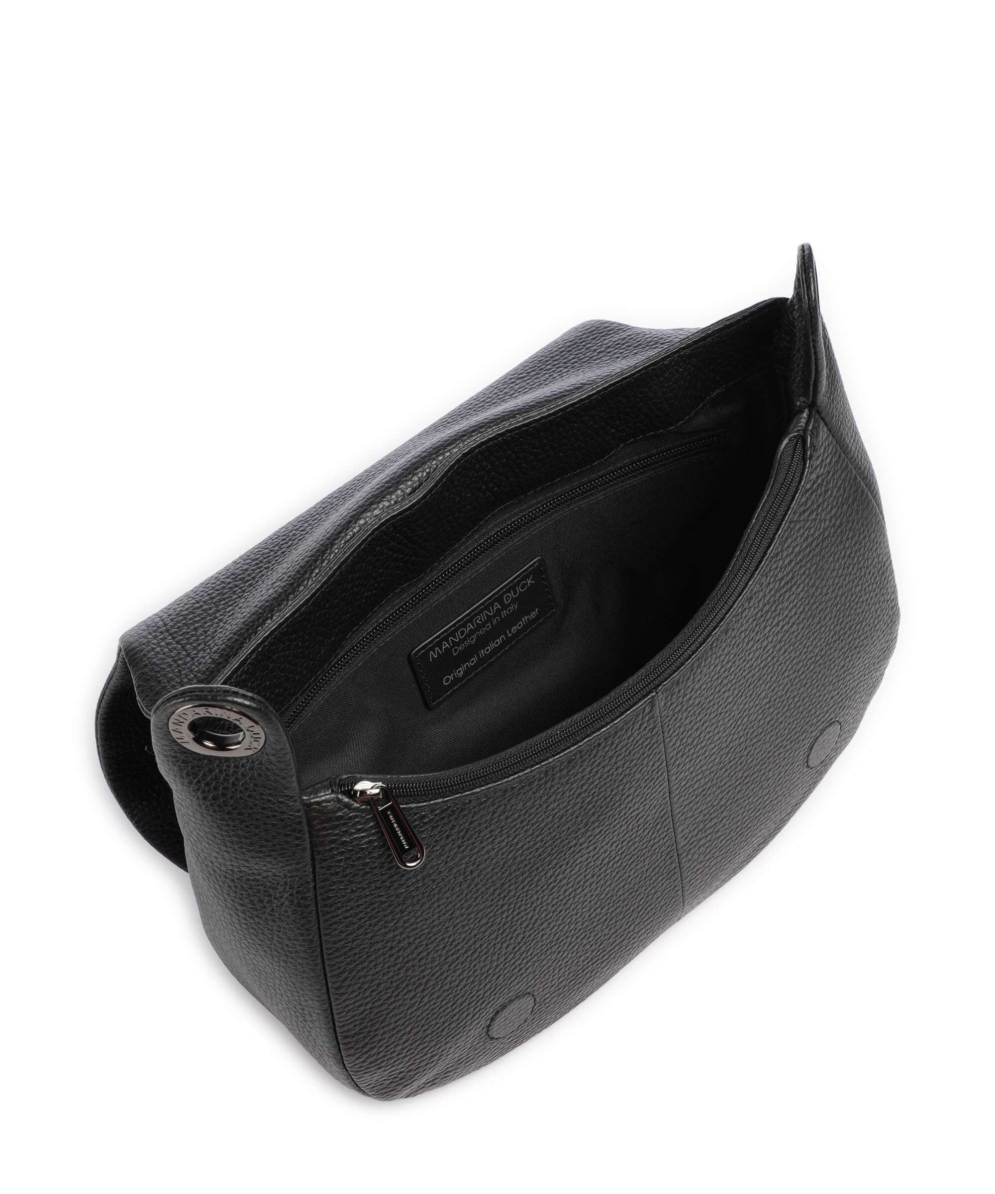 Mandarina Duck Mellow Leather Shoulder bag nero