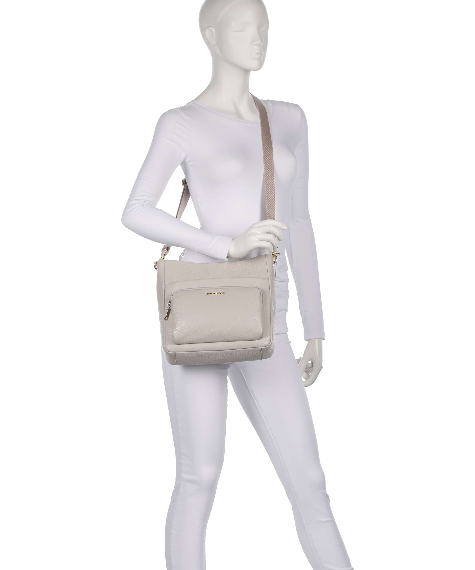 Mandarina Duck Mellow Leather Crossbody bag cocoon