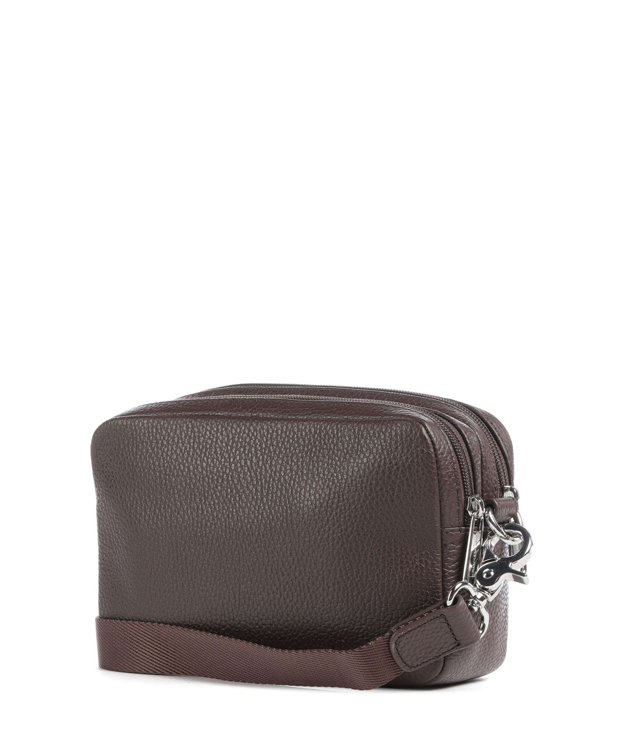 Mandarina Duck Mellow Leather Crossbody bag espresso
