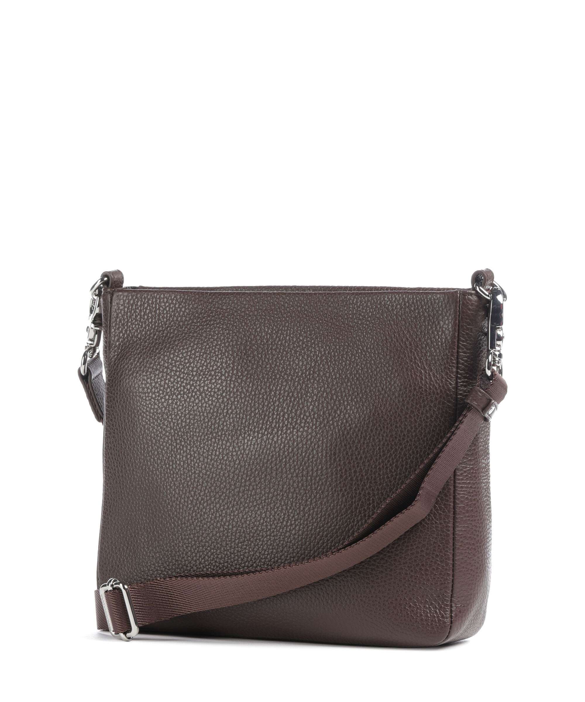 Mandarina Duck Mellow Leather Crossbody bag espresso