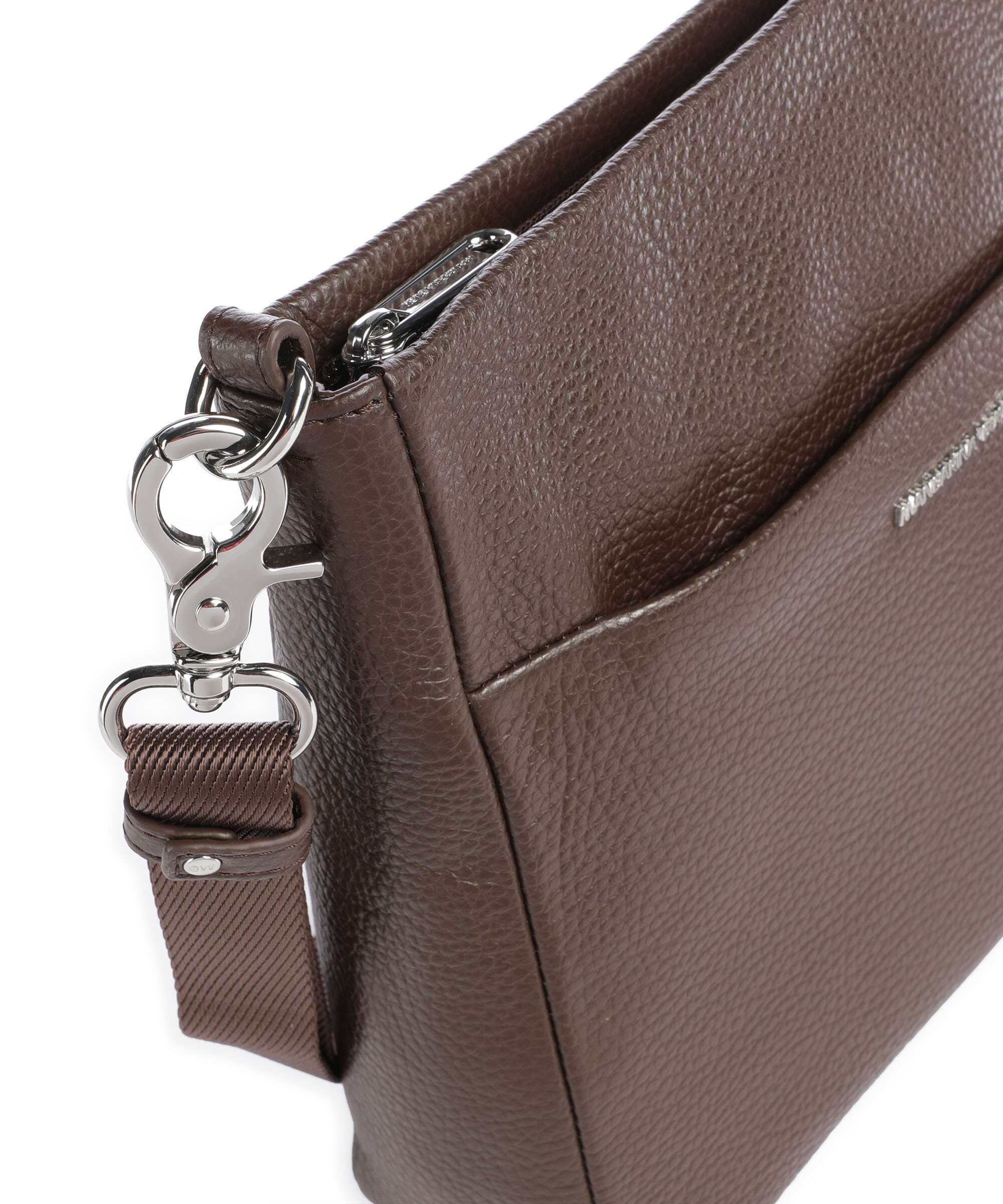 Mandarina Duck Mellow Leather Crossbody bag espresso
