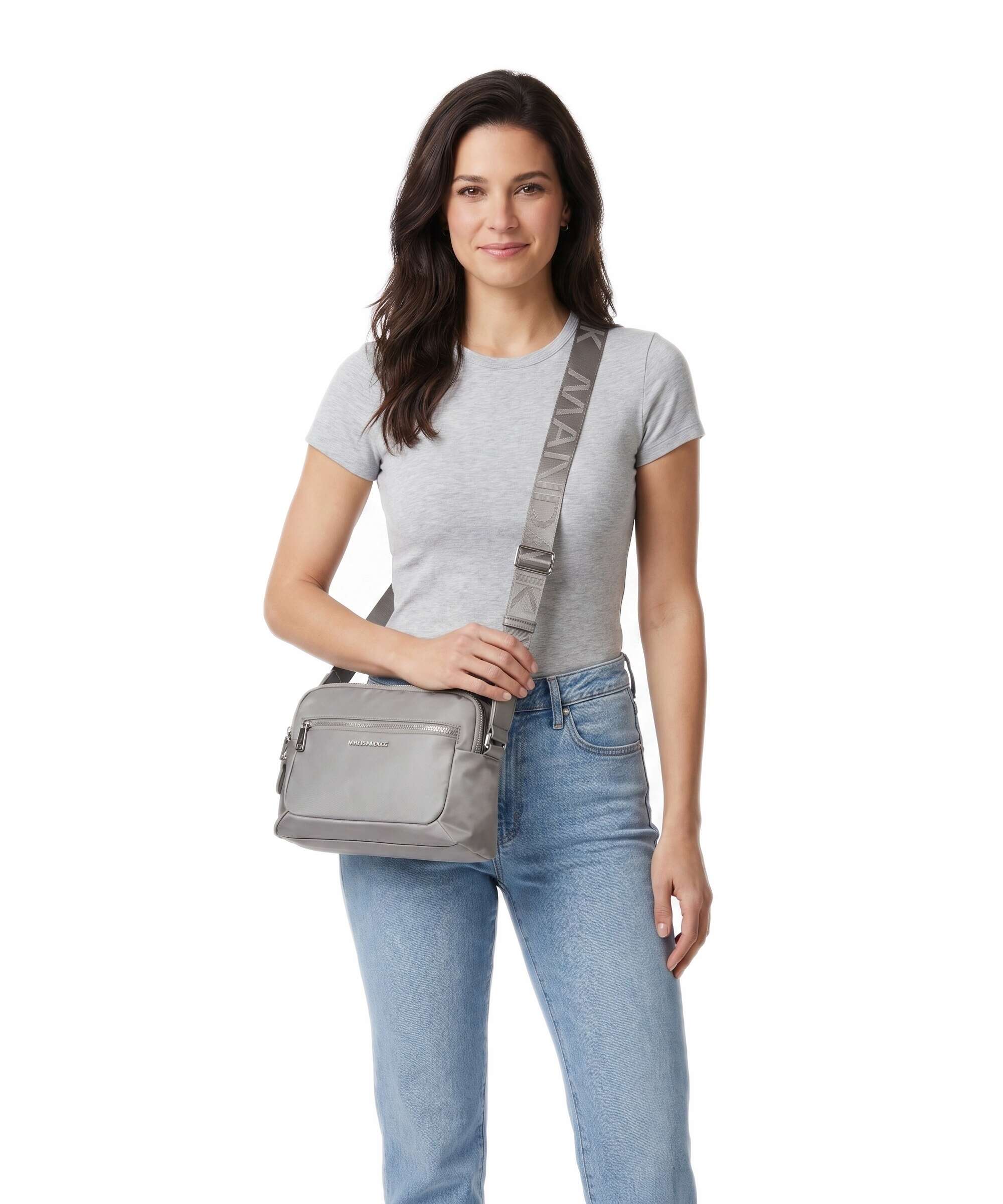 Mandarina Duck Active Lux Crossbody bag gun metal