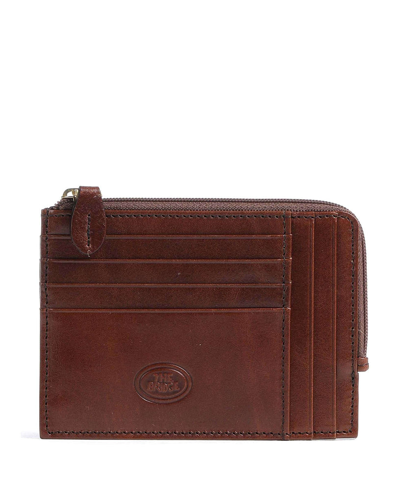 The Bridge Story Uomo RFID Credit card holder marrone