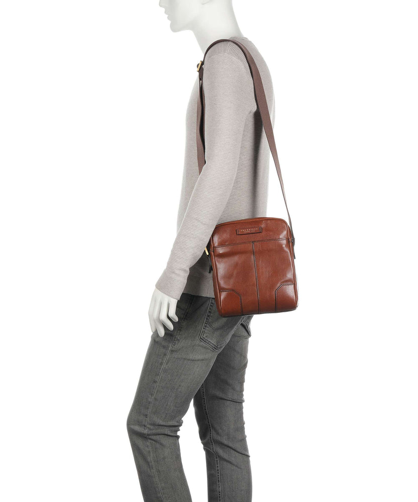 The Bridge Vespucci Crossbody bag marrone
