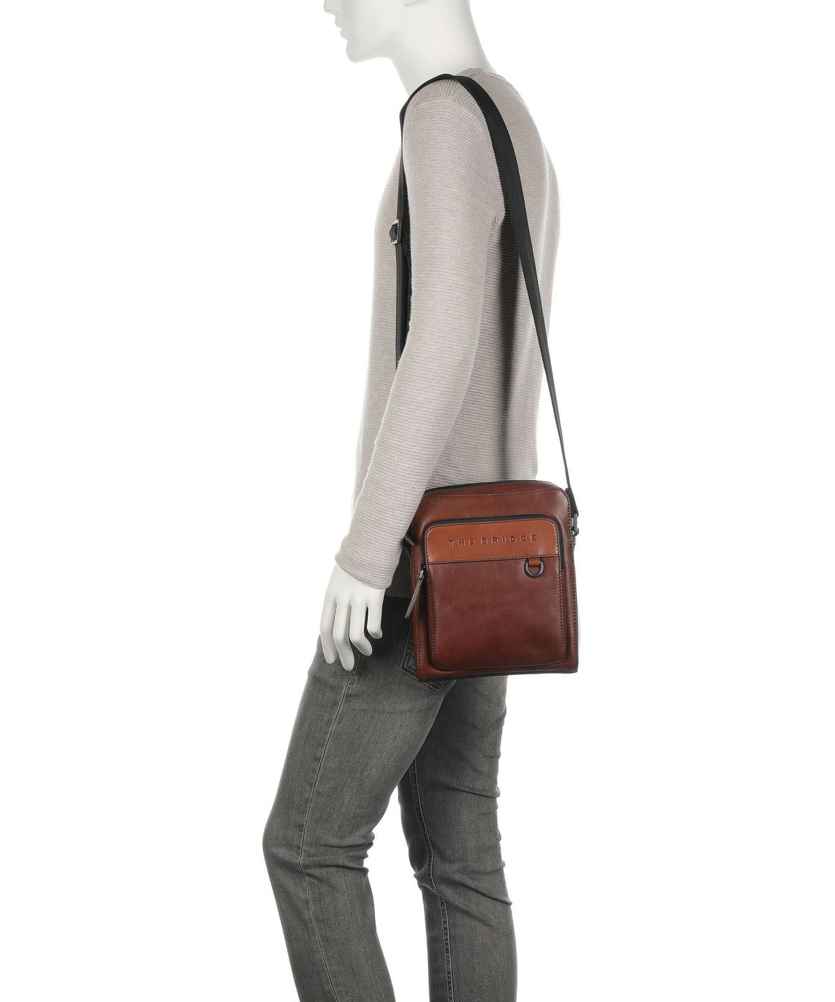 The Bridge Damiano Crossbody bag marrone