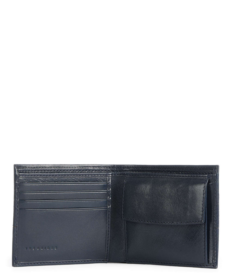 The Bridge Damiano RFID Wallet dunkelblau