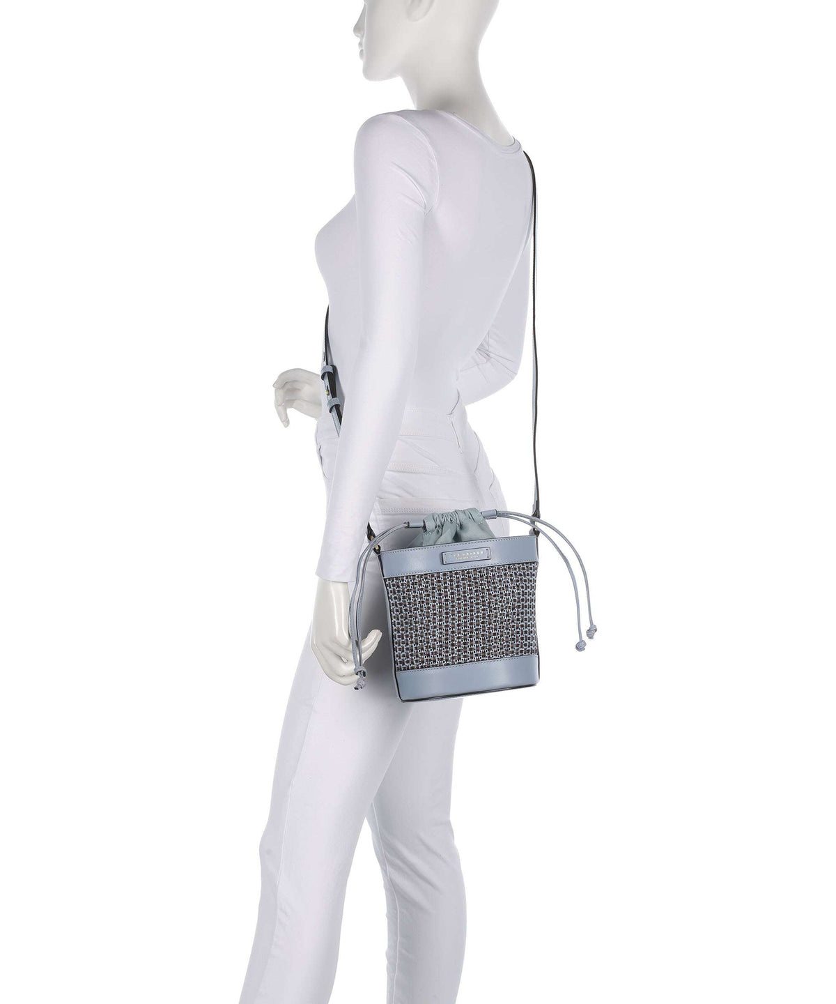 The Bridge Luna Bucket bag acqua