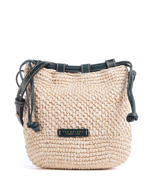 The Bridge Luna Bucket bag pavone