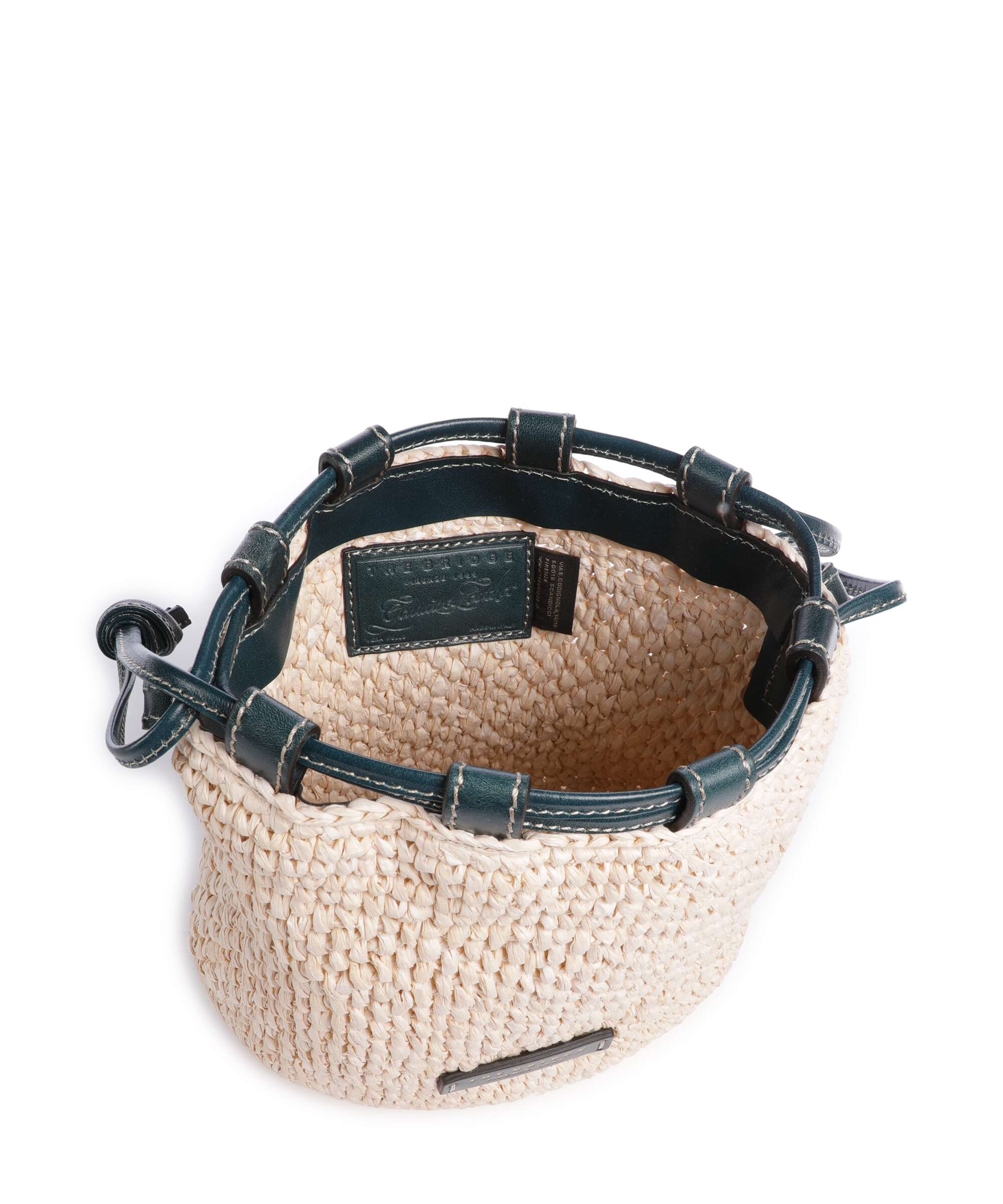 The Bridge Luna Bucket bag pavone