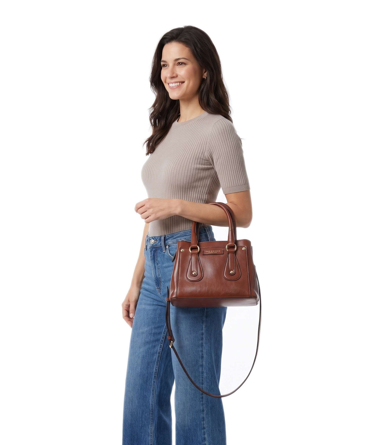 The Bridge Cecilia Handbag marrone