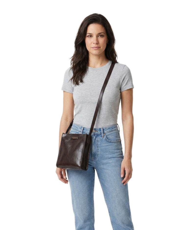 The Bridge Mirra Crossbody bag moka