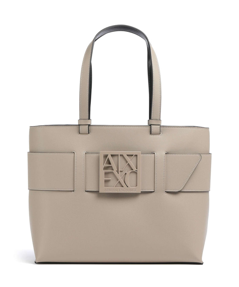 Armani Exchange Susie S Tote bag sand