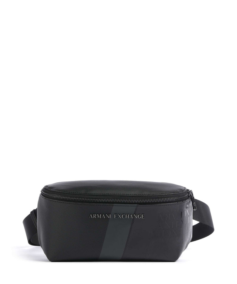 Armani Exchange Dylan Belt bag black/gunmetal/shiny black
