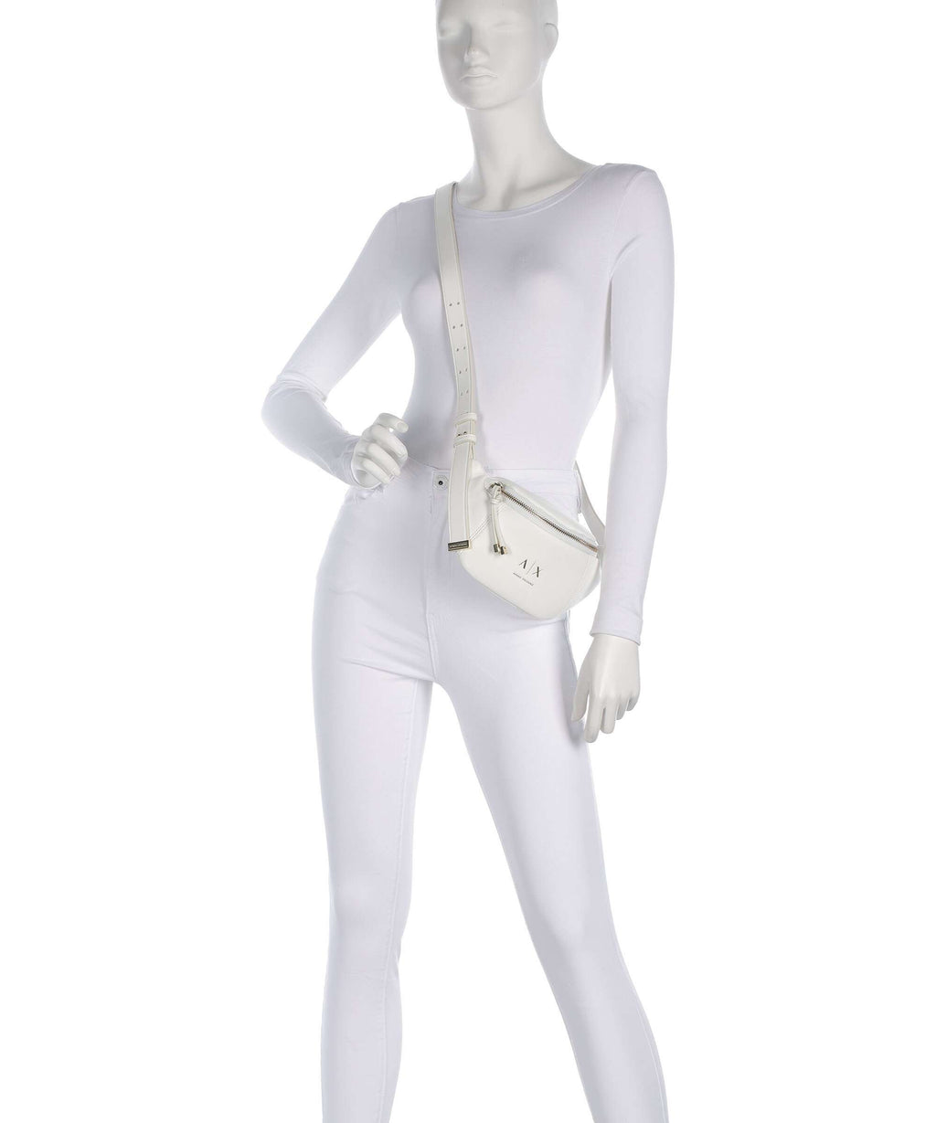 Armani Exchange Alice Crossbody bag off white