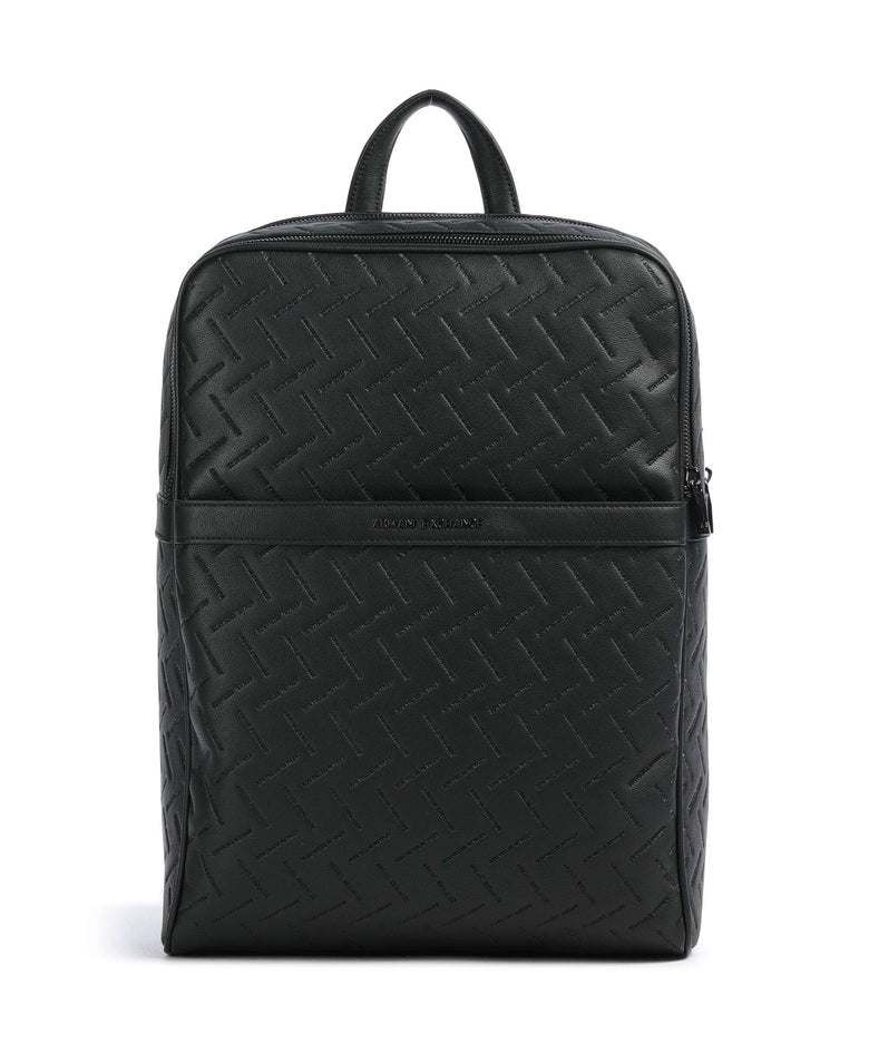 Armani Exchange Ginevra Embossed Backpack black