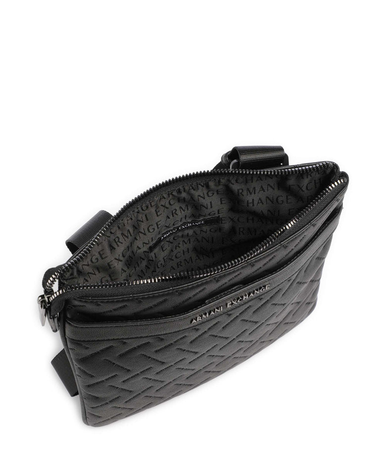 Armani Exchange Ginevra Embossed Crossbody bag black