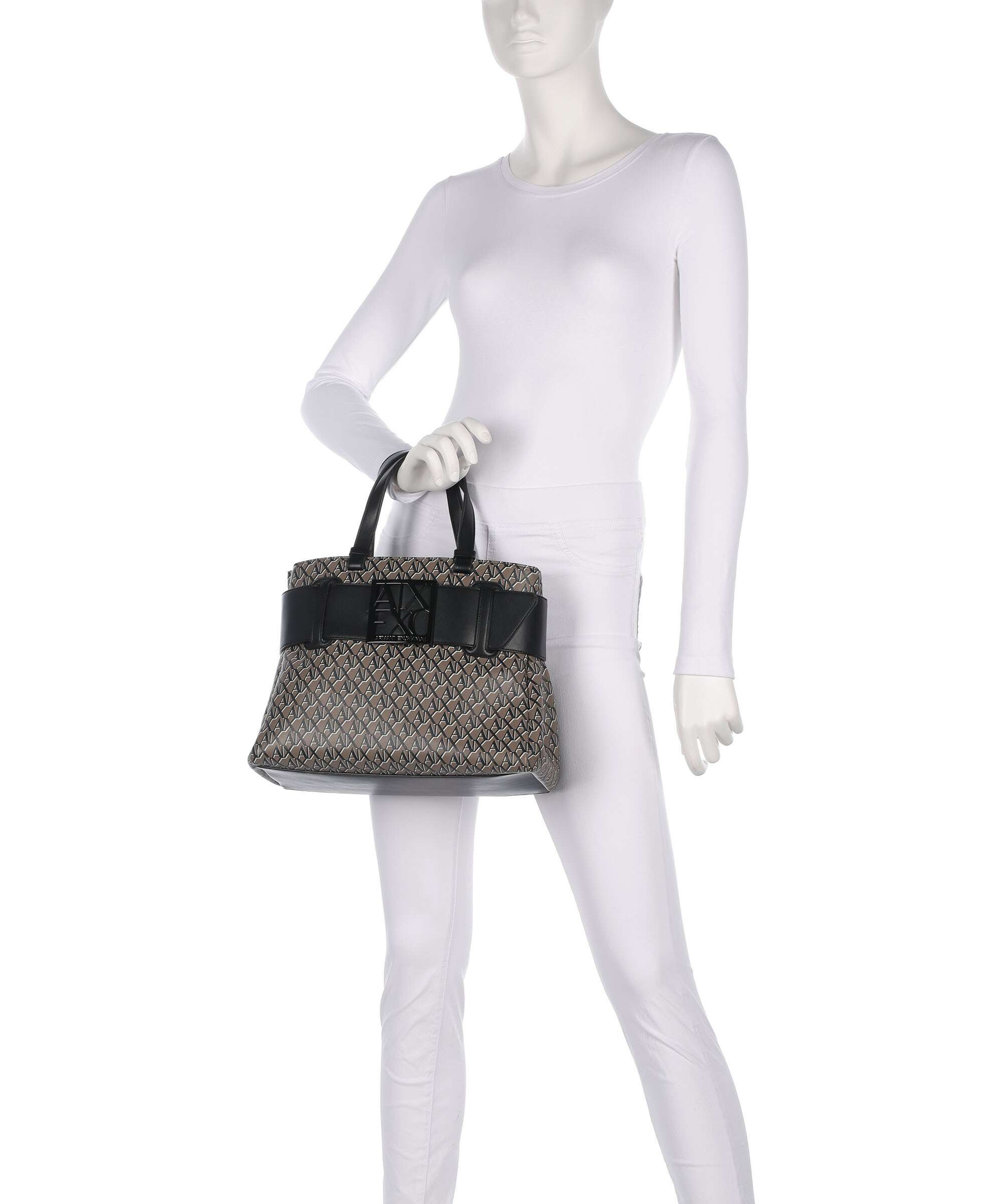 Armani Exchange Susy Soft Handbag brown bass/black
