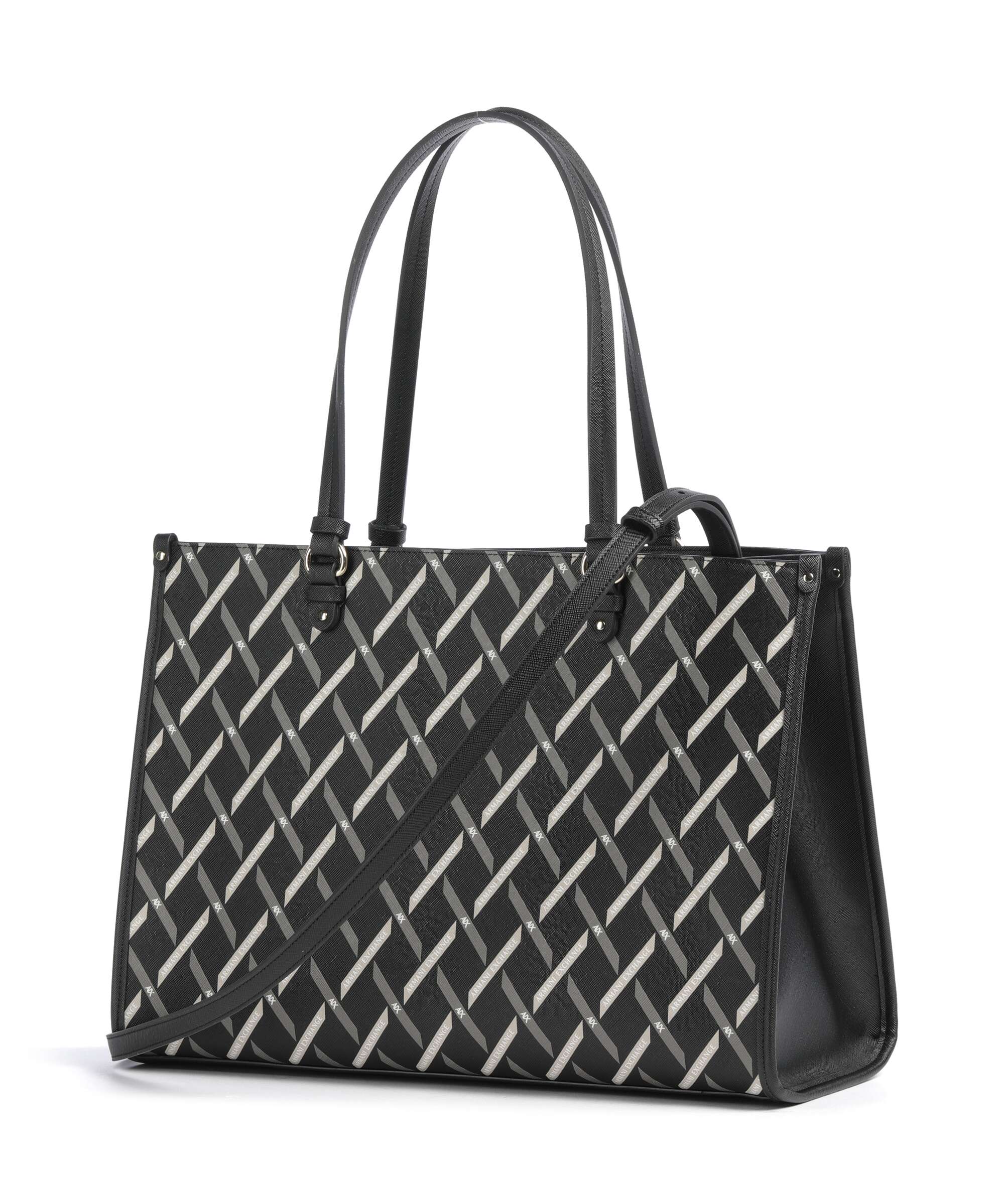 Armani Exchange Gynger Logo Tote bag black