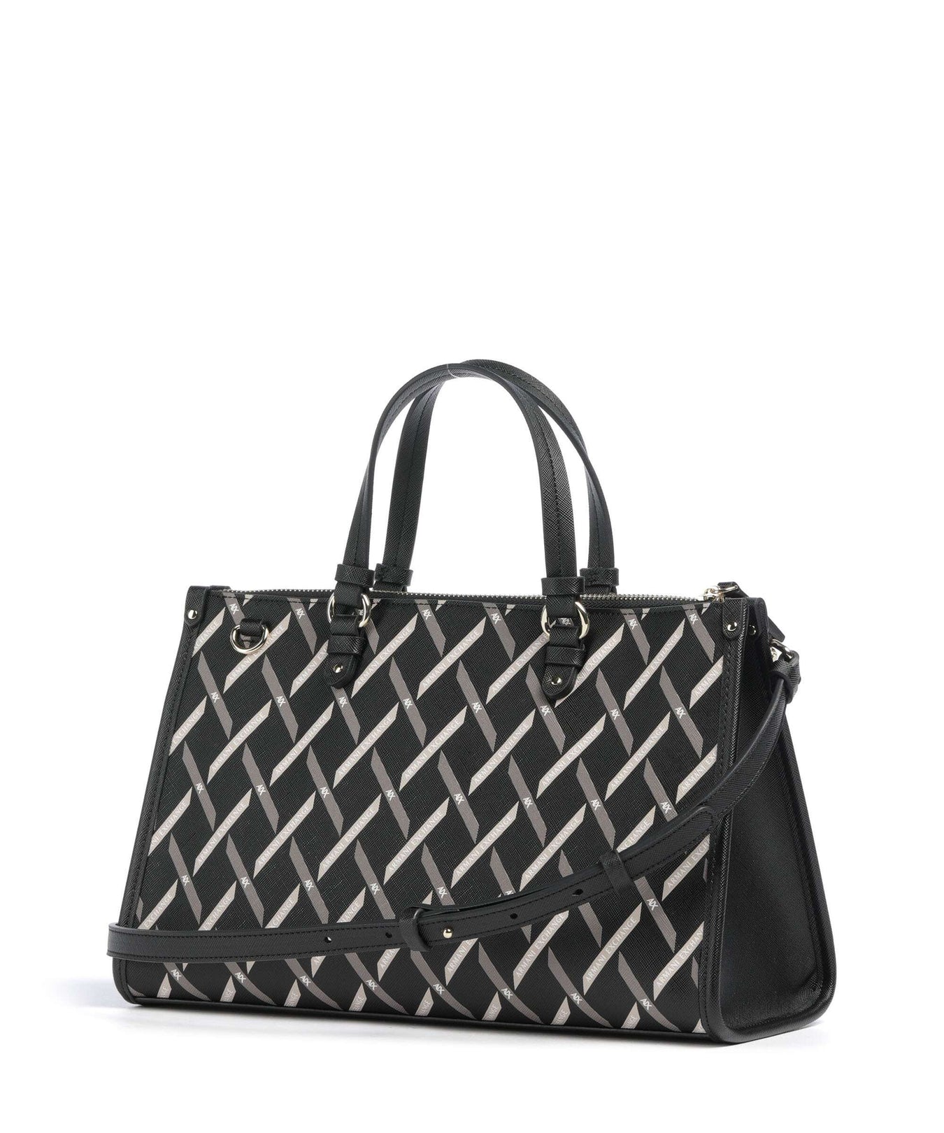 Armani Exchange Gynger Logo M Handbag black