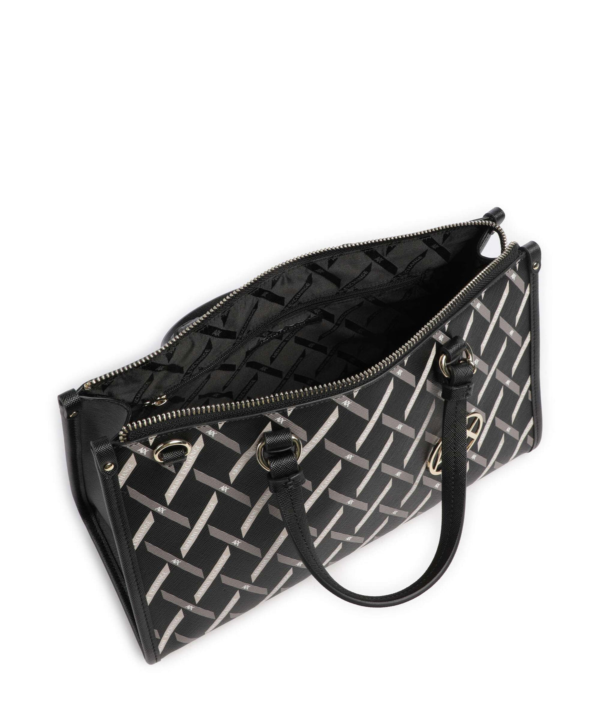 Armani Exchange Gynger Logo M Handbag black