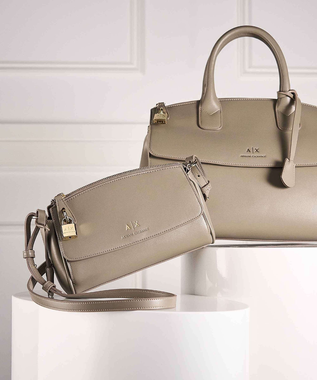 Armani Exchange Jane Crossbody bag brown bass