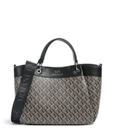 Armani Exchange Wave Monogram M Käsilaukku brown bass/black