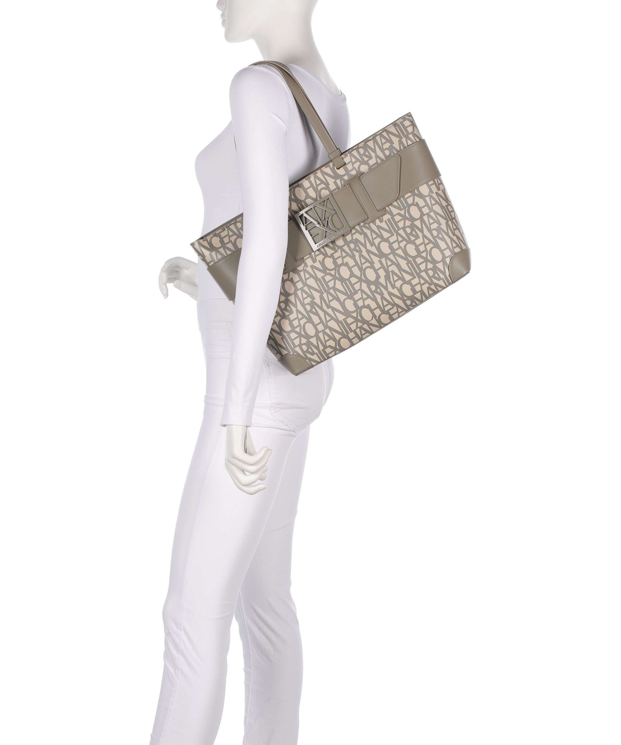 Armani Exchange Susy M Tote bag sound sand/brown bass