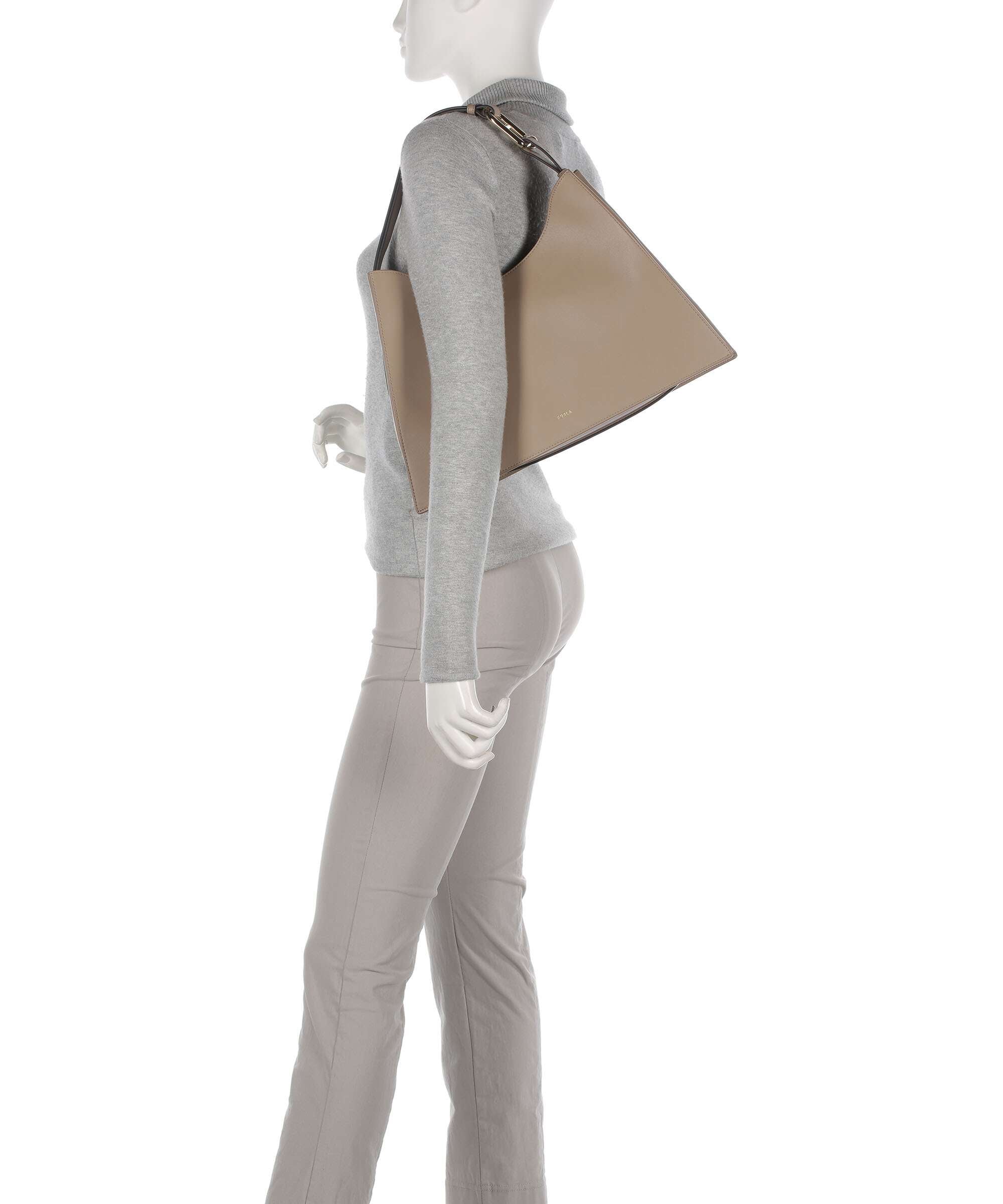 Furla Nuvola L Hobo bag greige