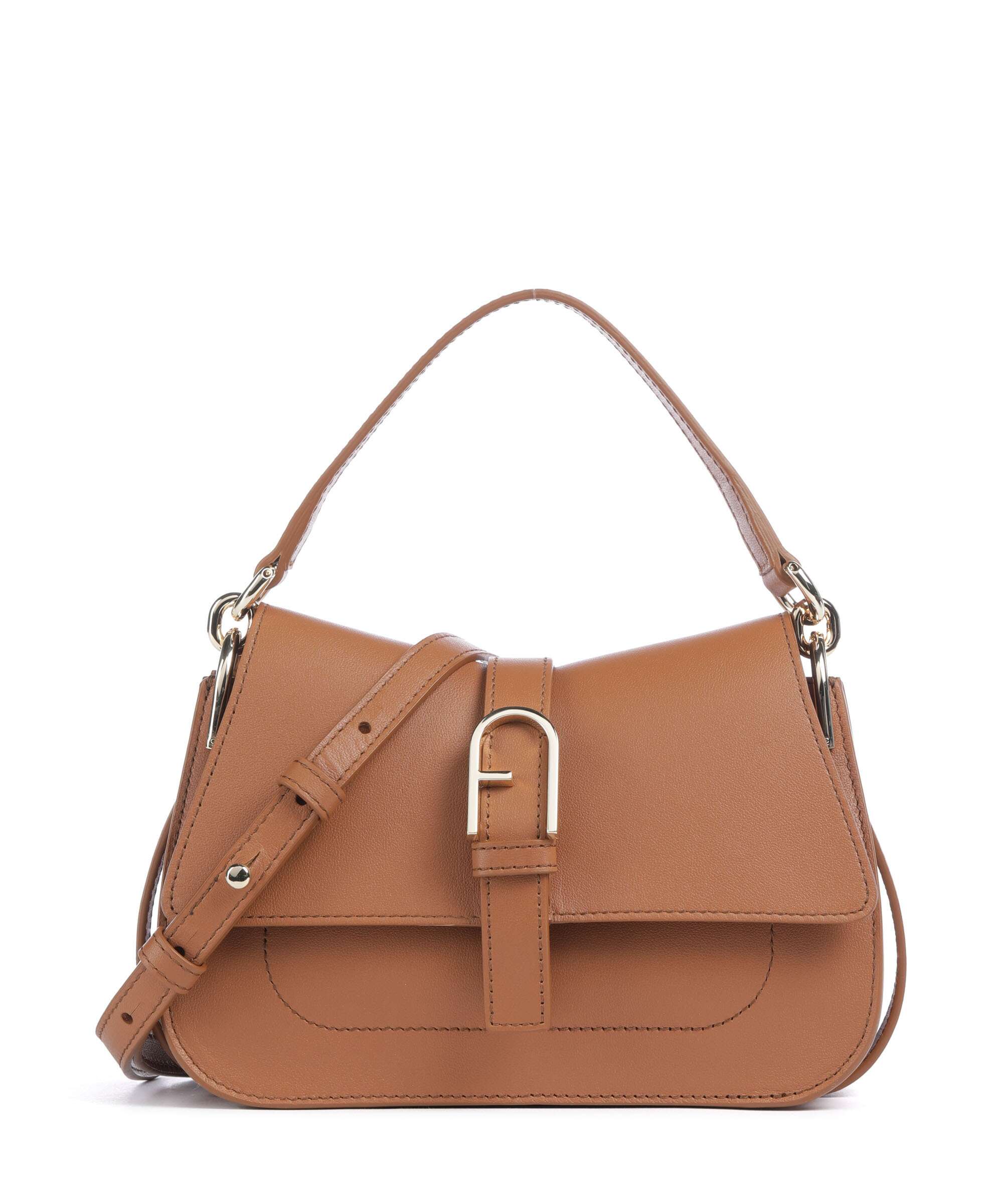 Furla Flow Mini Handbag brandy