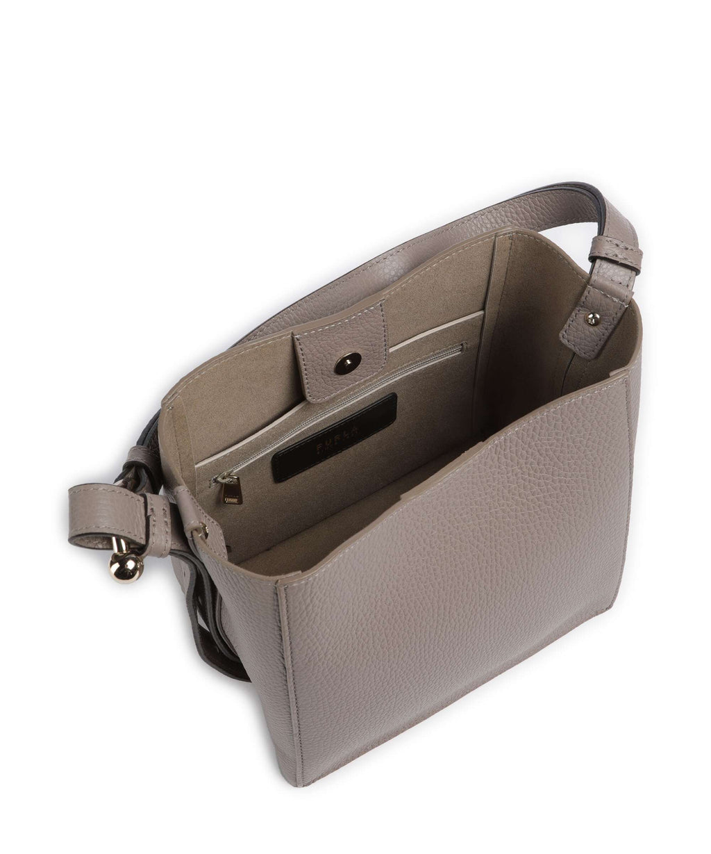Furla Nuvola Mini Hobo bag stucco gray