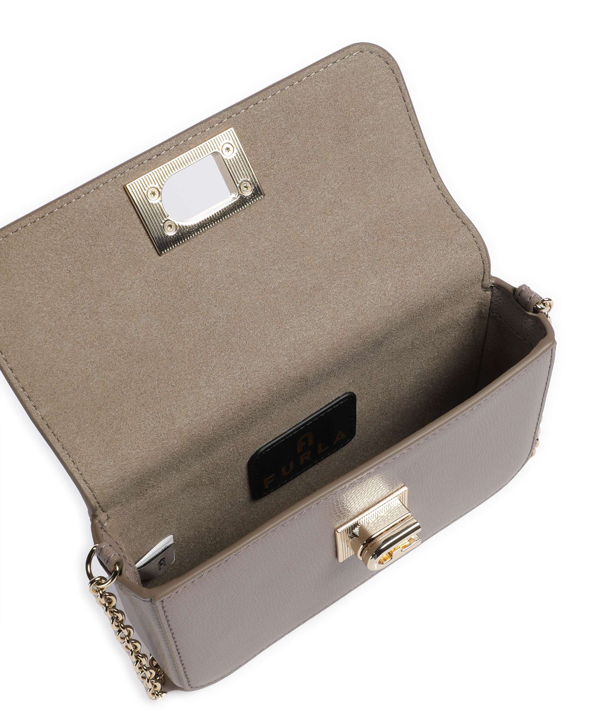 Furla 1927 Mini Crossbody bag stucco gray