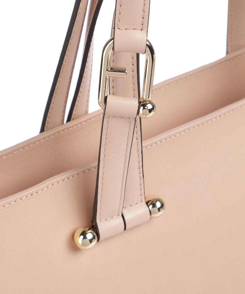 Furla Duetto L Tote bag cipria/tulle 