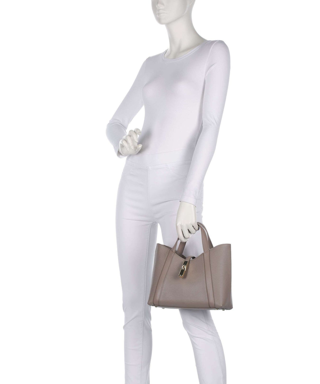 Furla Goccia S Handbag stucco gray/mauve