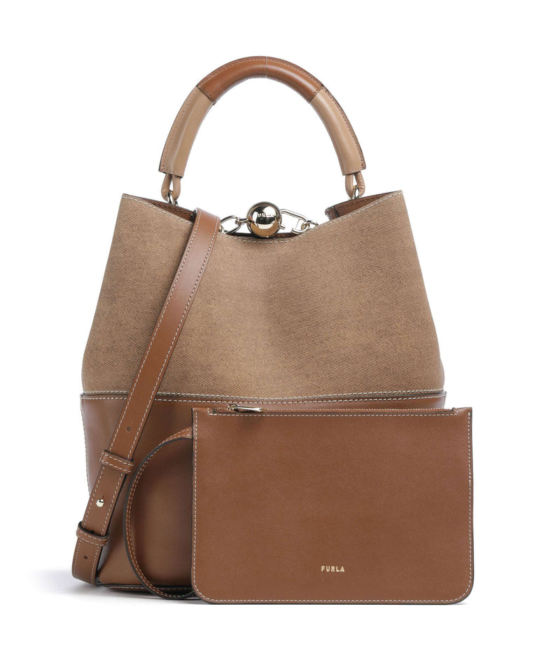 Furla Sfera S Bucket bag cognac/deserto