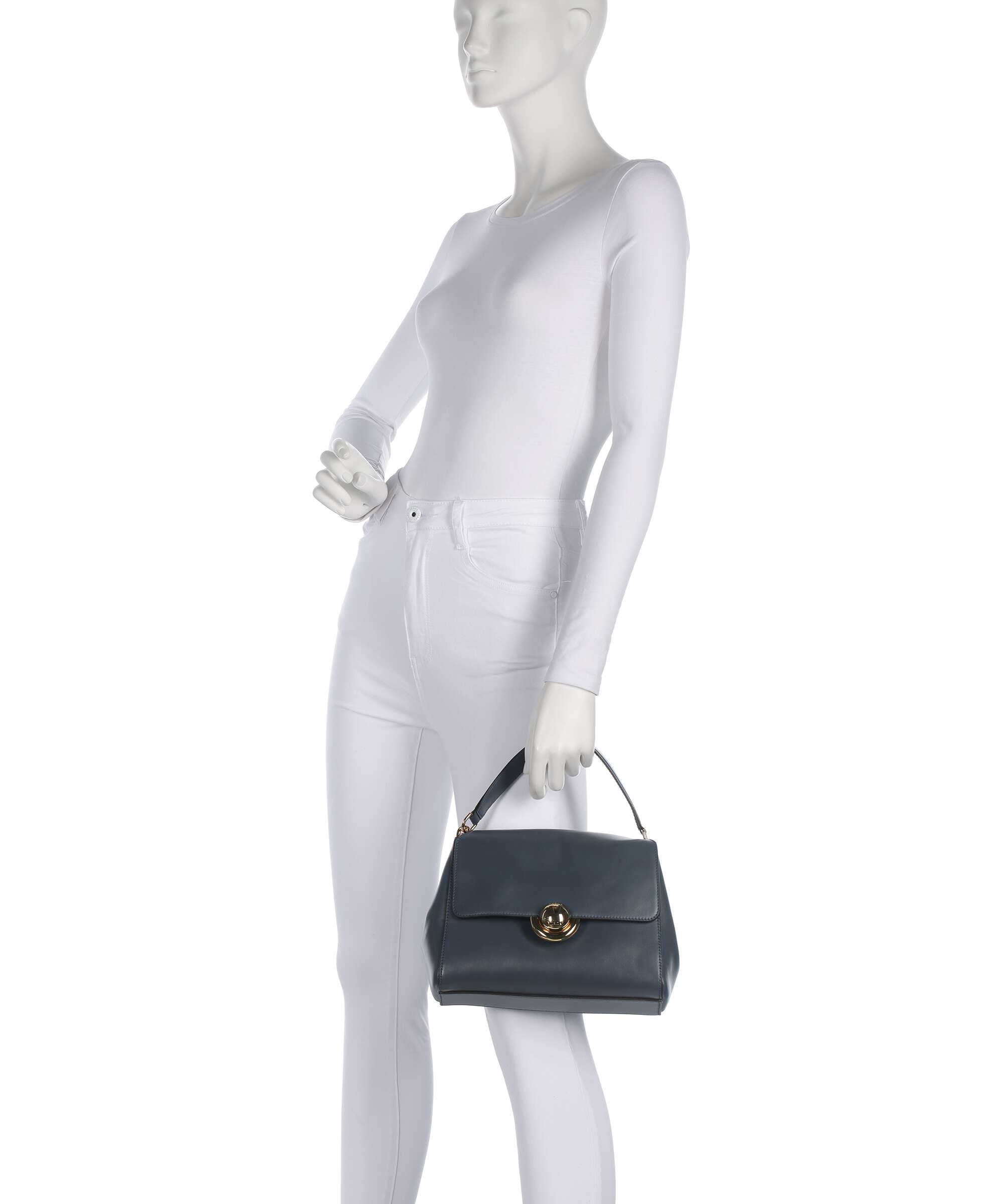 Furla Domus S Handbag grigio blu
