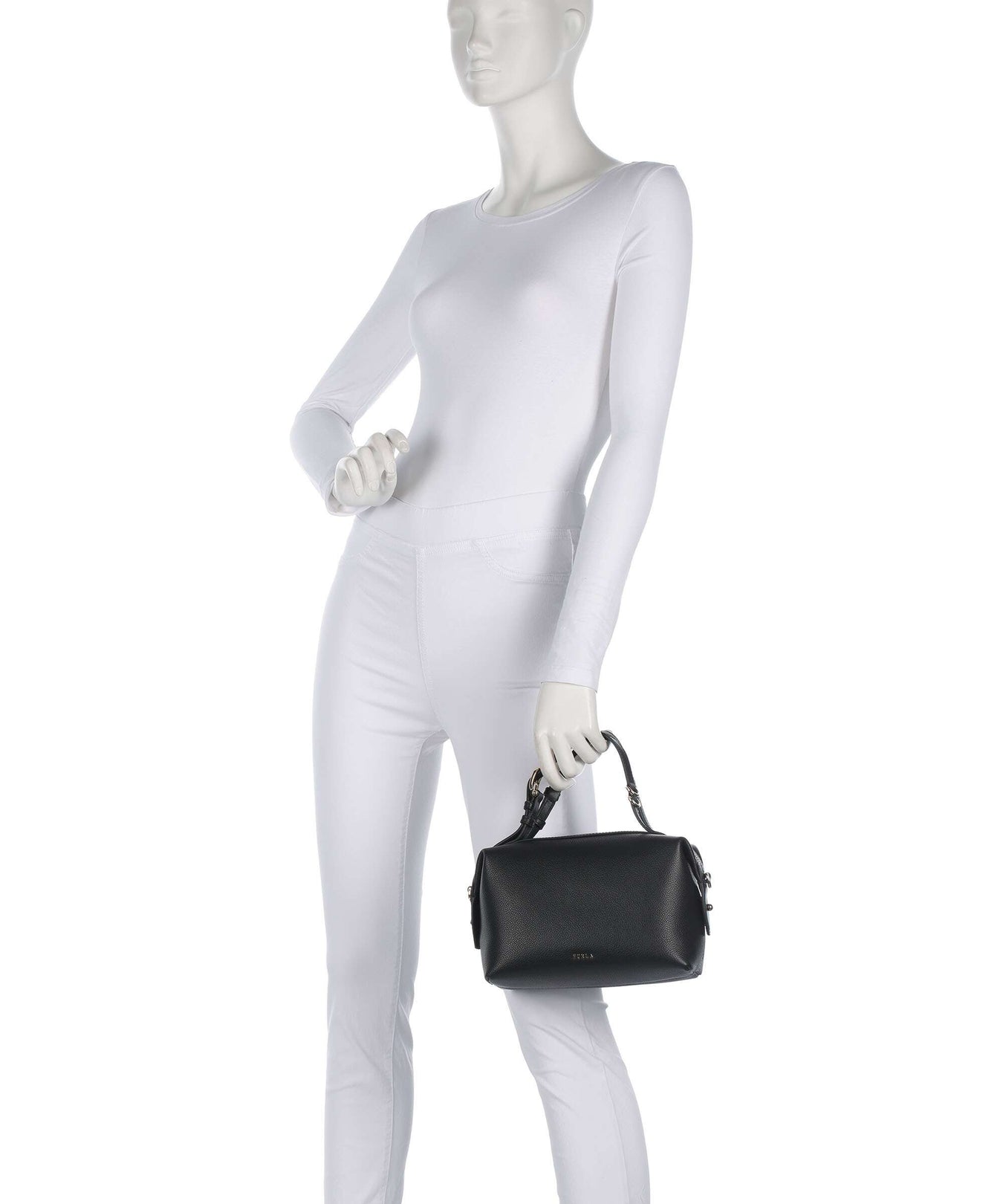 Furla Double Mini Handbag nero