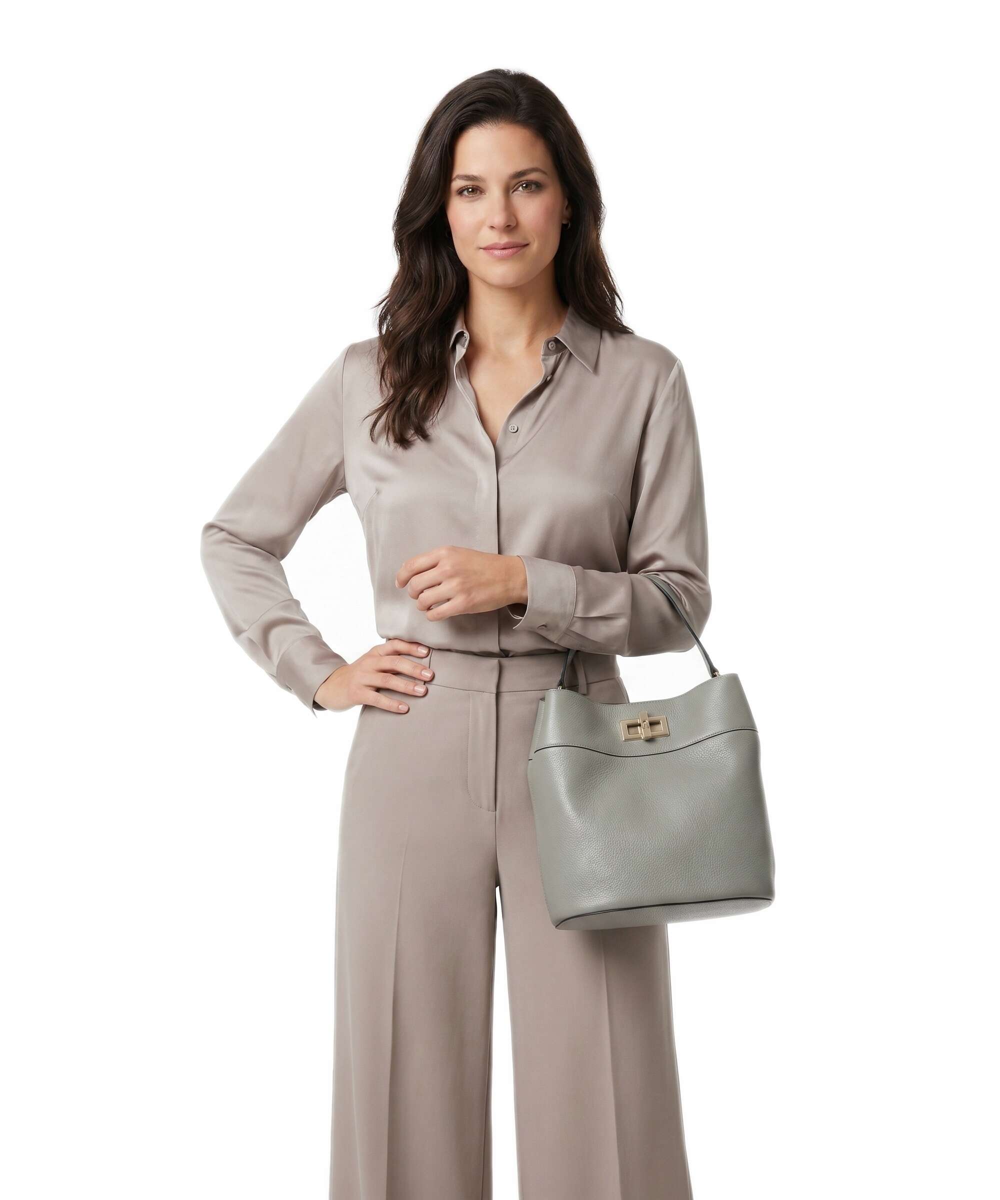 Furla Amelia M Bucket bag agave