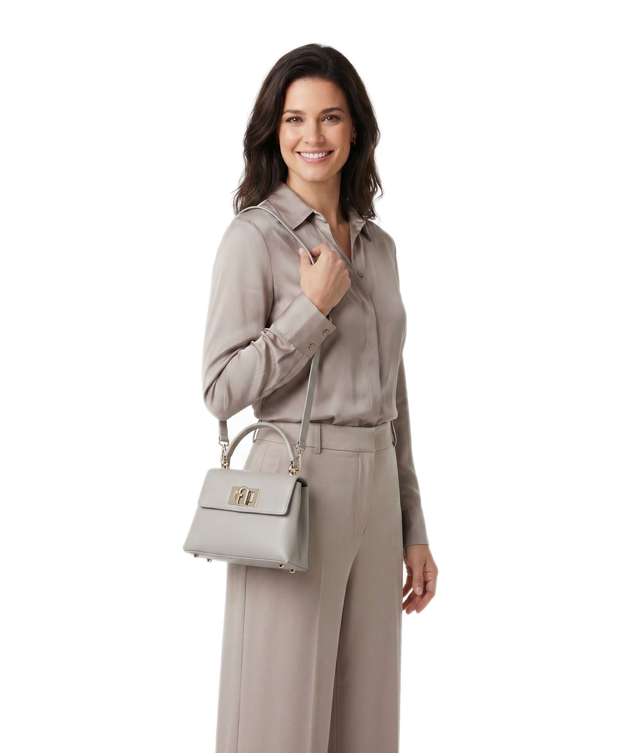 Furla 1927 Mini Handbag stone gray