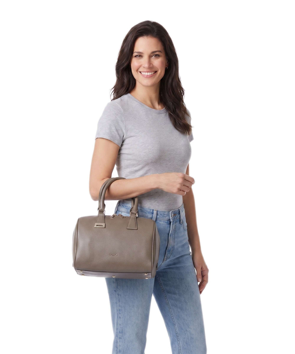 Furla Olivia M Handbag muddy gray