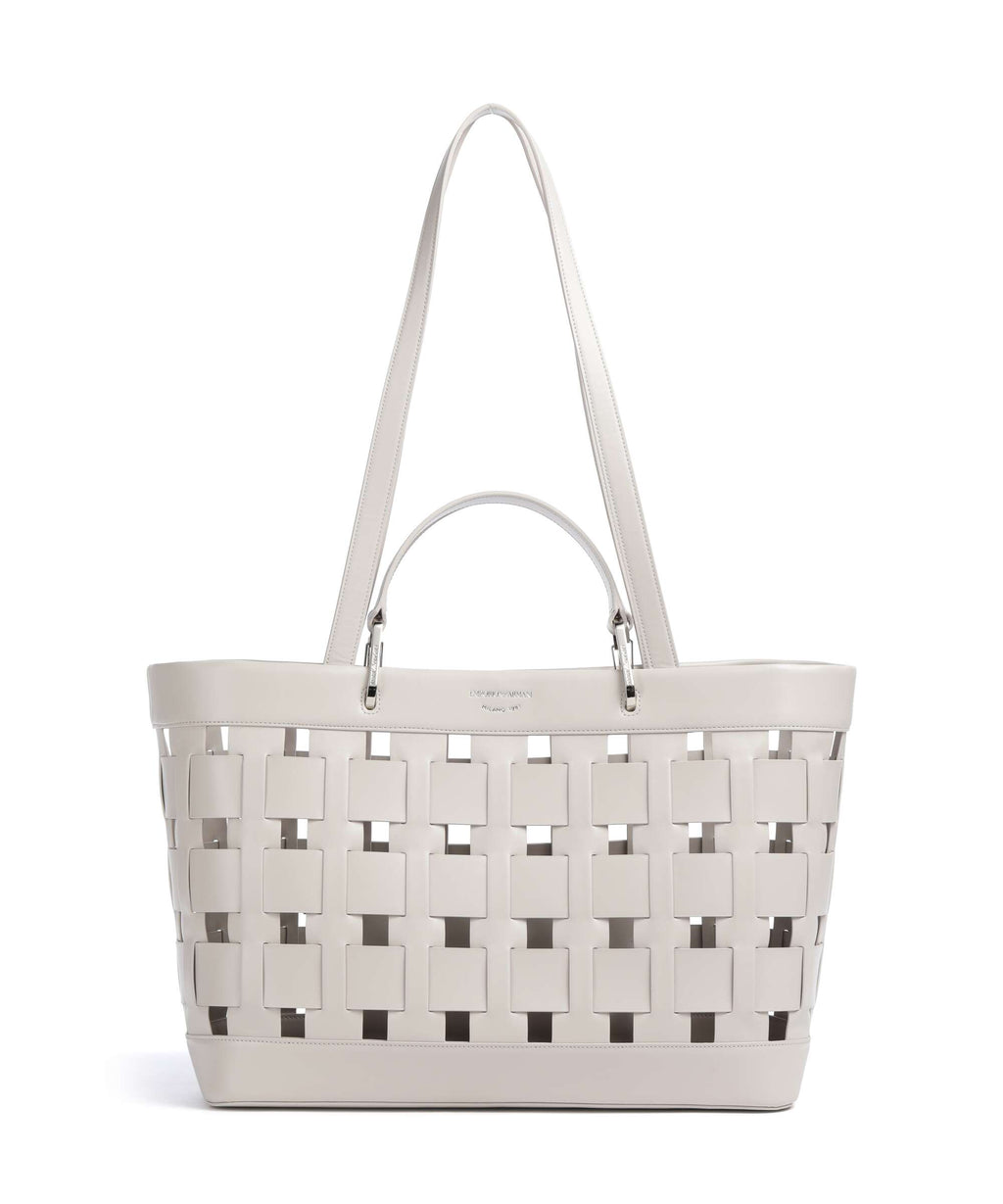 Emporio Armani My EA M Tote bag silver gray