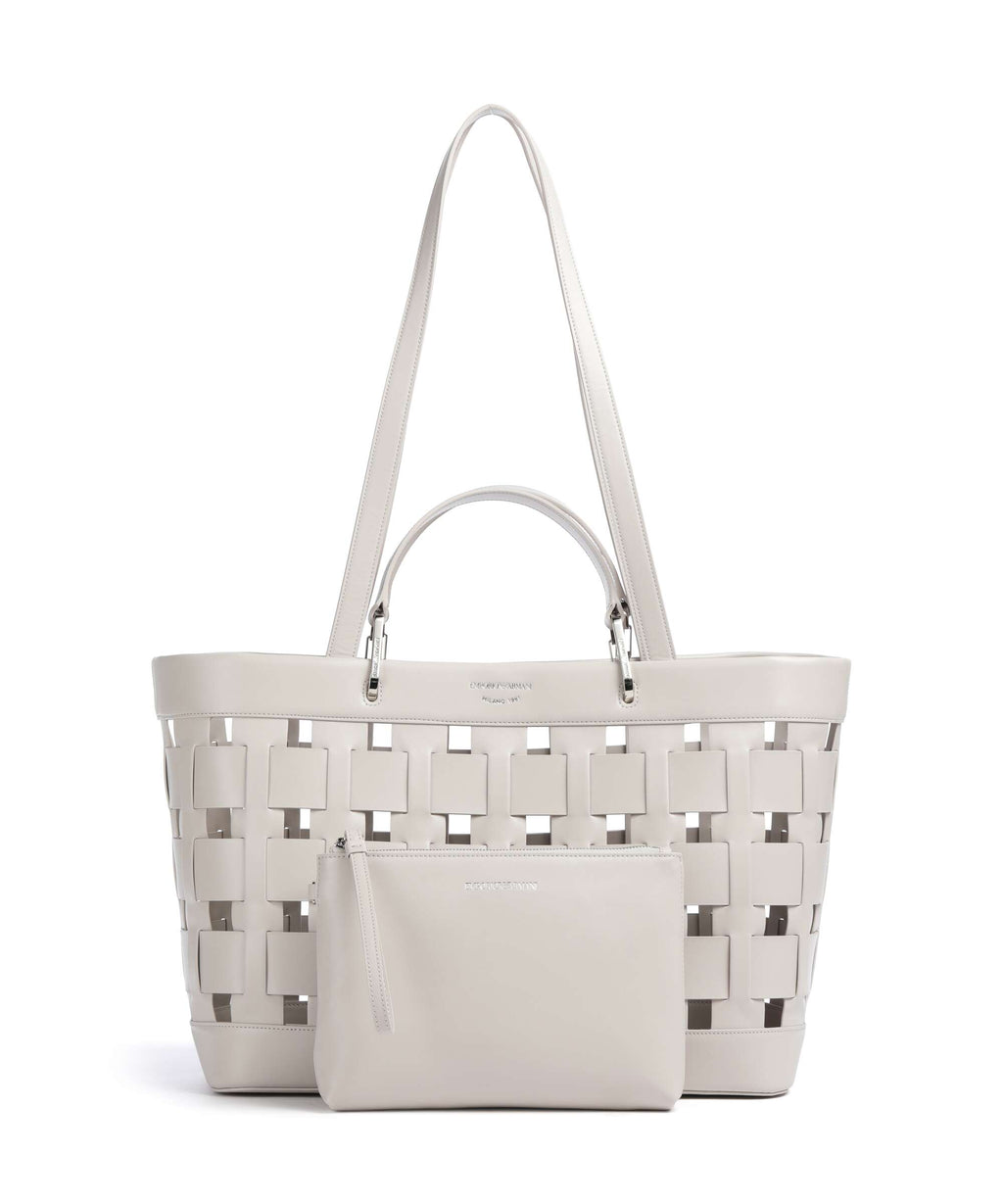 Emporio Armani My EA M Tote bag silver gray