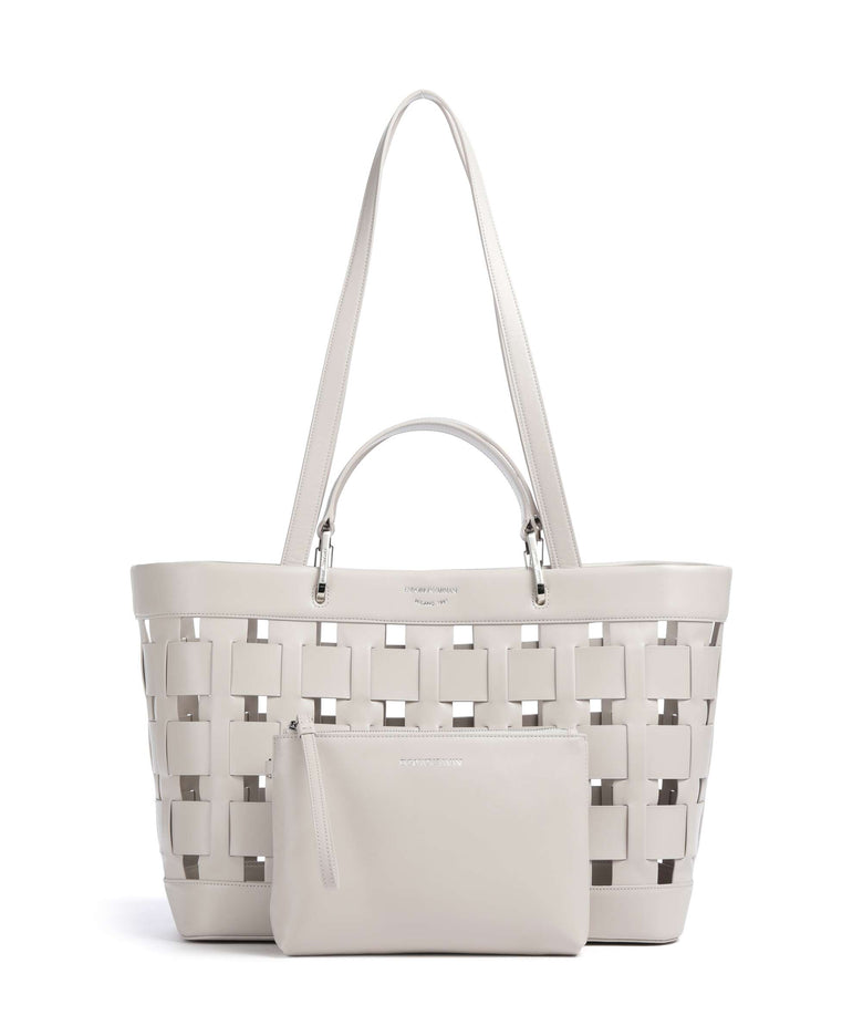 Emporio Armani My EA M Tote bag silver gray